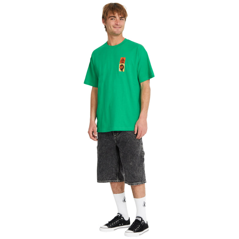 Load image into Gallery viewer, Volcom Men&#39;s Gonyvaders T-Shirt Mint A4312556_MNT
