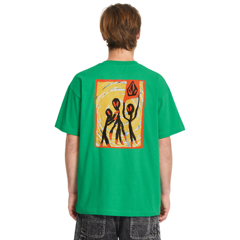 Load image into Gallery viewer, Volcom Men&#39;s Gonyvaders T-Shirt Mint A4312556_MNT
