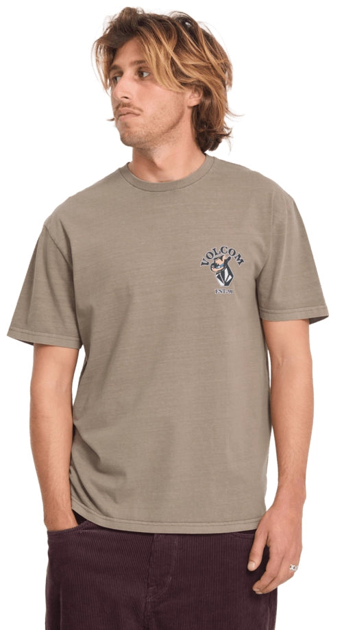 Volcom Men's Bad Luck T-Shirt Earth A5232603-ETH