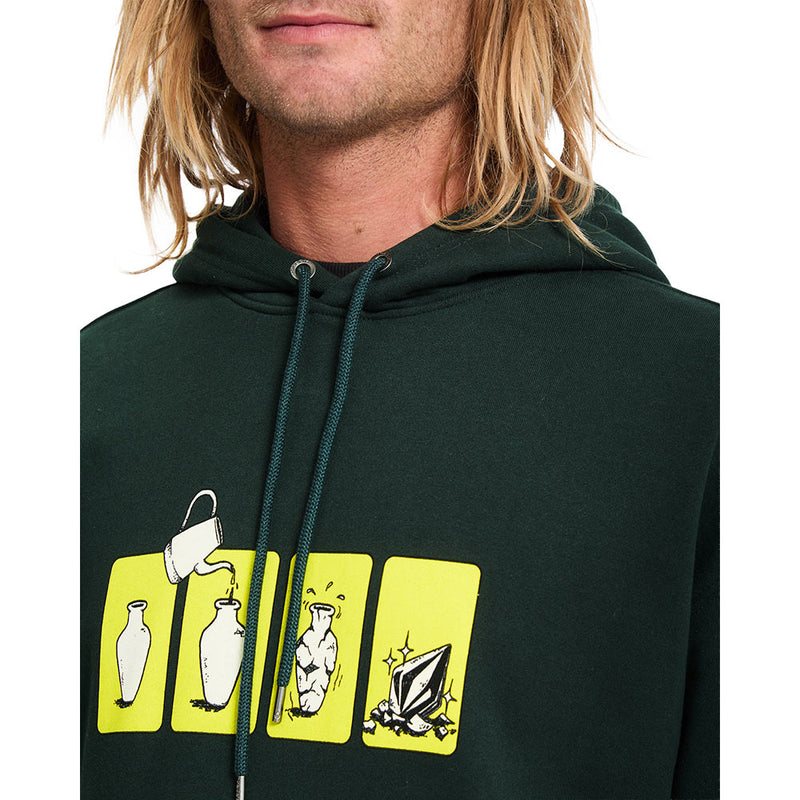 Load image into Gallery viewer, Volcom Men's Before I Break Po Hoodie Scarab A4132612-SCB
