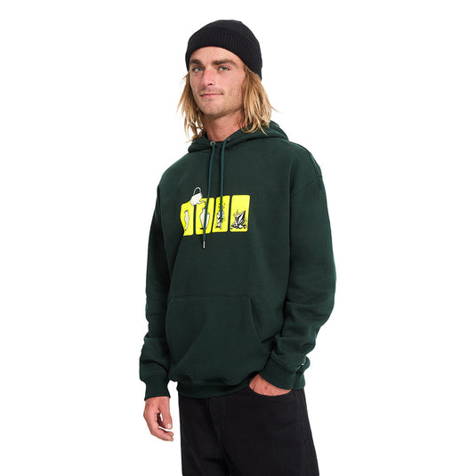 Volcom Men's Before I Break Po Hoodie Scarab A4132612-SCB