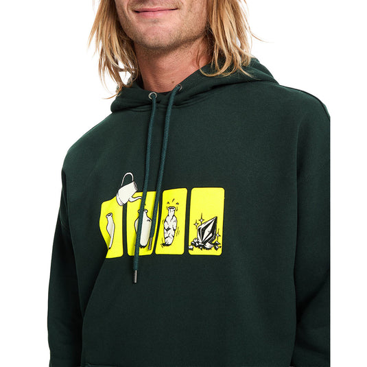 Volcom Men's Before I Break Po Hoodie Scarab A4132612-SCB