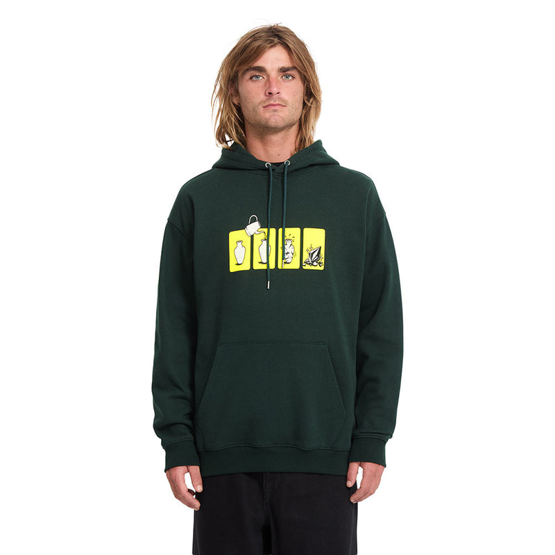 Load image into Gallery viewer, Volcom Men's Before I Break Po Hoodie Scarab A4132612-SCB
