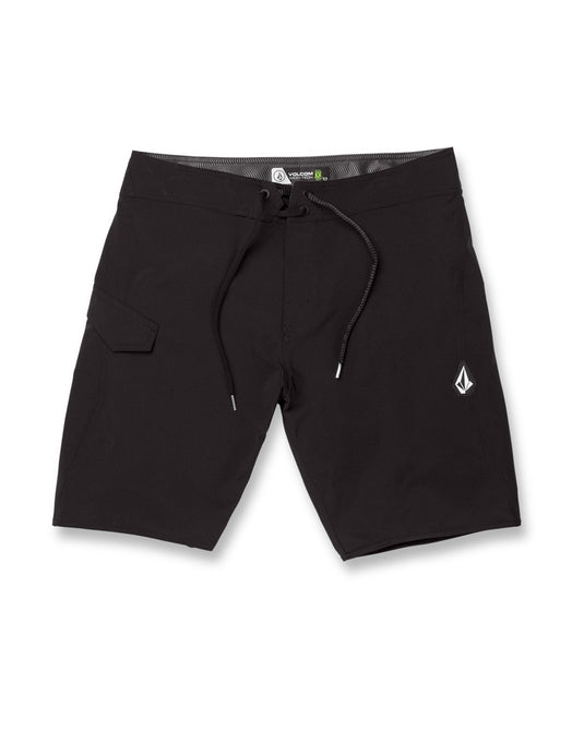 Volcom Men's Lido Solid Mod Boarshorts 20" Black A0812620_BLK