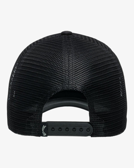 Bilabong Men's Podium Trucker Cap Black Multi W5CT01BIP1-BML