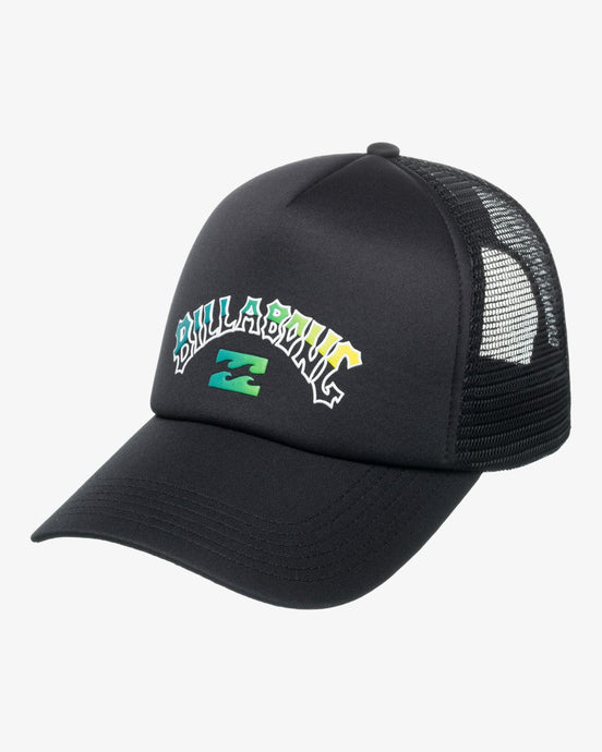 Bilabong Men's Podium Trucker Cap Black Multi W5CT01BIP1-BML
