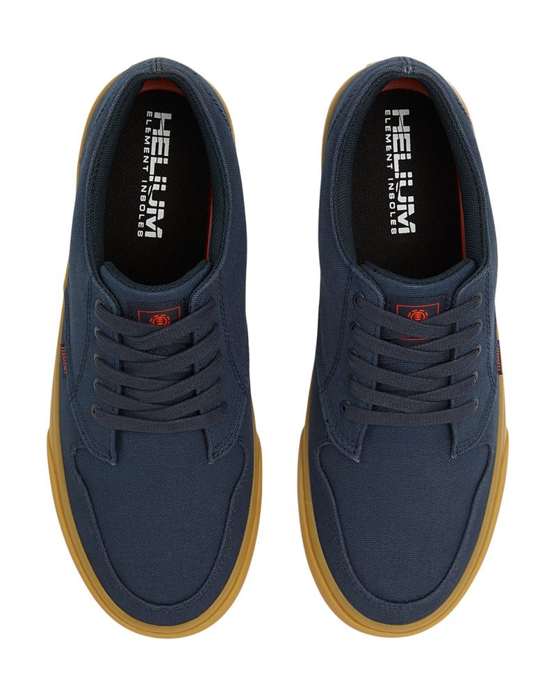 Load image into Gallery viewer, Element Men&#39;s Topaz C3 Leather Shoes Navy/Gum W6TC3101-3556
