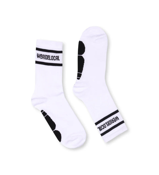 We Ride Local Unisex Division Socks White SDW_SS26