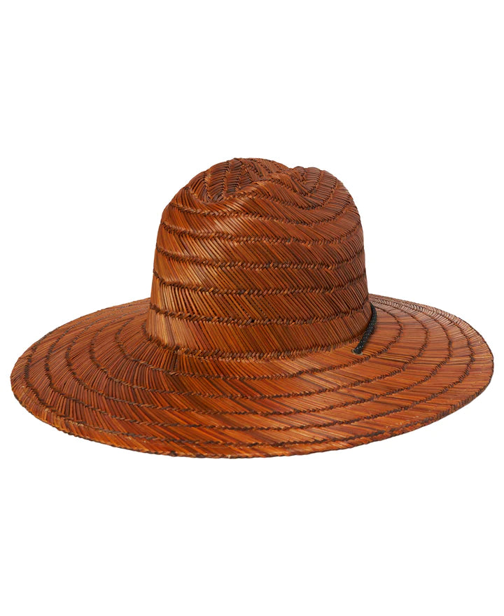 Load image into Gallery viewer, Hurley Men&#39;s Weekender Lifeguard Straw Hat Brown HIHM0018-237
