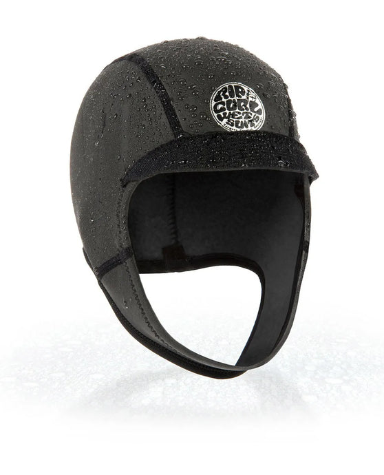 Rip Curl Unisex Dawn Patrol 2mm Surf Cap Black WHO1AM-0090
