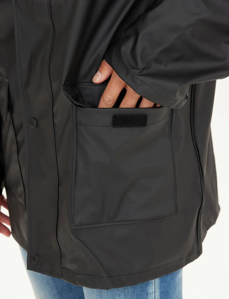 Load image into Gallery viewer, Weather Report Men's Torsten M Rain Jacket Black WRPO1481
