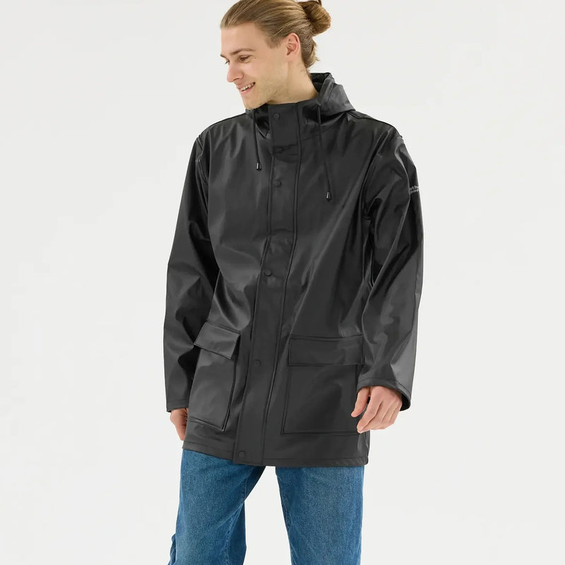 Load image into Gallery viewer, Weather Report Men's Torsten M Rain Jacket Black WRPO1481
