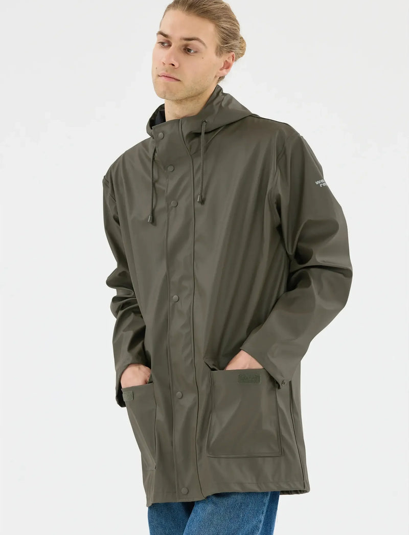 Load image into Gallery viewer, Weather Report Men's Torsten M Rain Jacket Forest Night WRPO1469
