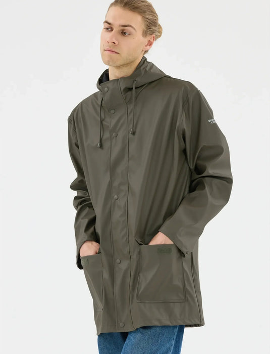 Weather Report Men's Torsten M Rain Jacket Forest Night WRPO1469