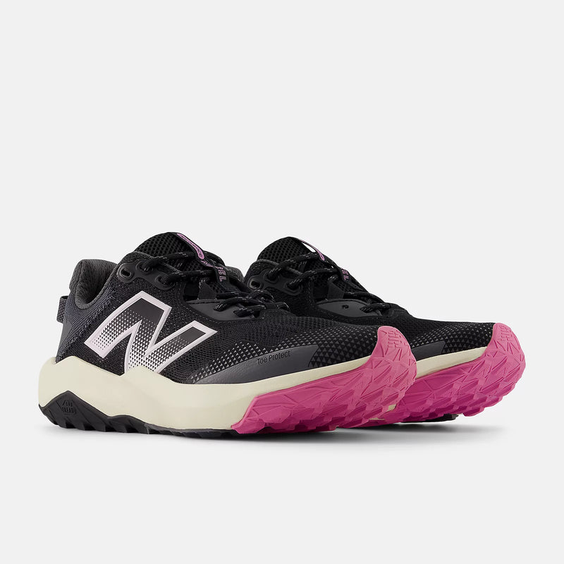 Load image into Gallery viewer, New Balance Women&#39;s Dynasoft Nitrel V6 Shoes Black/Pink Granite/Angora WTNTRLP6
