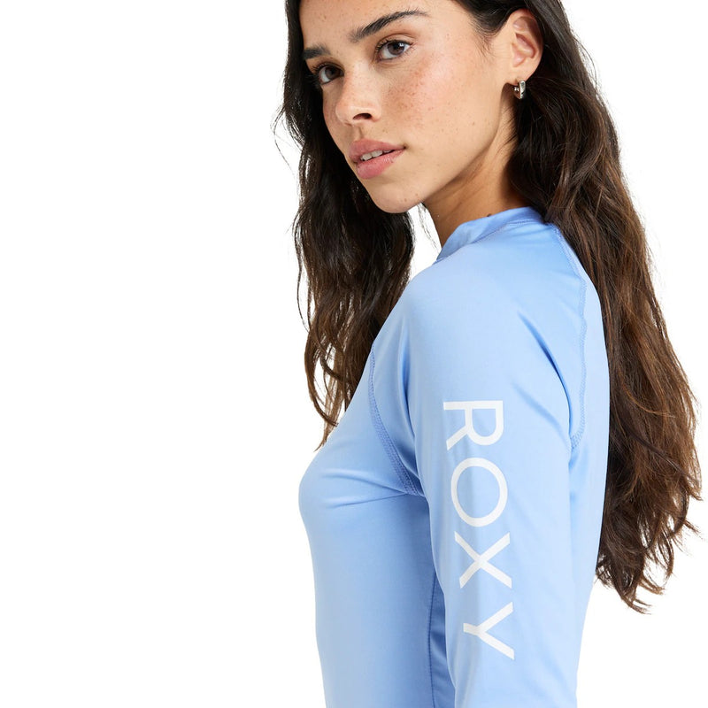 Load image into Gallery viewer, Roxy Women&#39;s Whole Hearted Long Sleeve Rash Vest Grapemist ERJWR03547-PJB0
