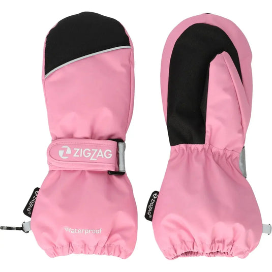 Zig Zag Kids' Shildon Mittens (2-6 Years) Begonia Pink Z143033-4391