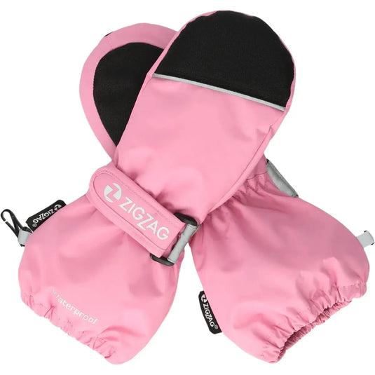 Zig Zag Kids' Shildon Mittens (2-6 Years) Begonia Pink Z143033-4391