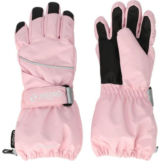 Zig Zag Kids' Kempston Snow Gloves (4-14 Years) Pink Lady Z143067-4416