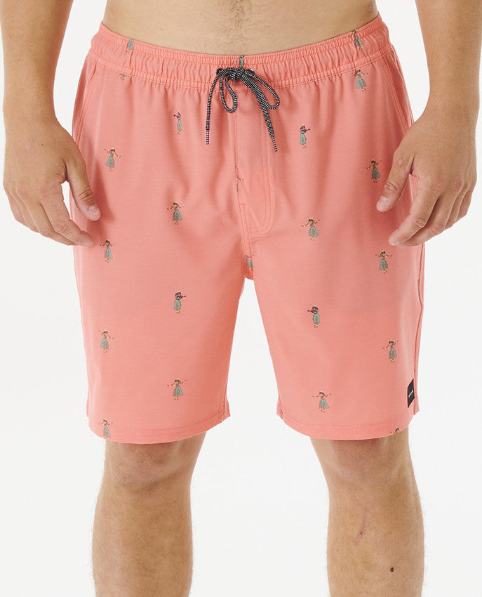 Load image into Gallery viewer, Rip Curl Hula Breach 18 Volley  Boardshort Peach CBOQP9-0165

