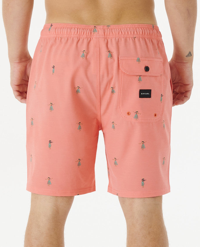 Load image into Gallery viewer, Rip Curl Hula Breach 18 Volley  Boardshort Peach CBOQP9-0165

