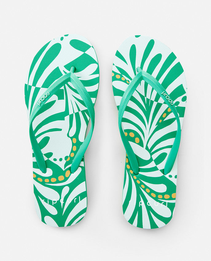 Load image into Gallery viewer, Rip Curl Afterglow Surf  Flip Flops Green 160WOT-0060
