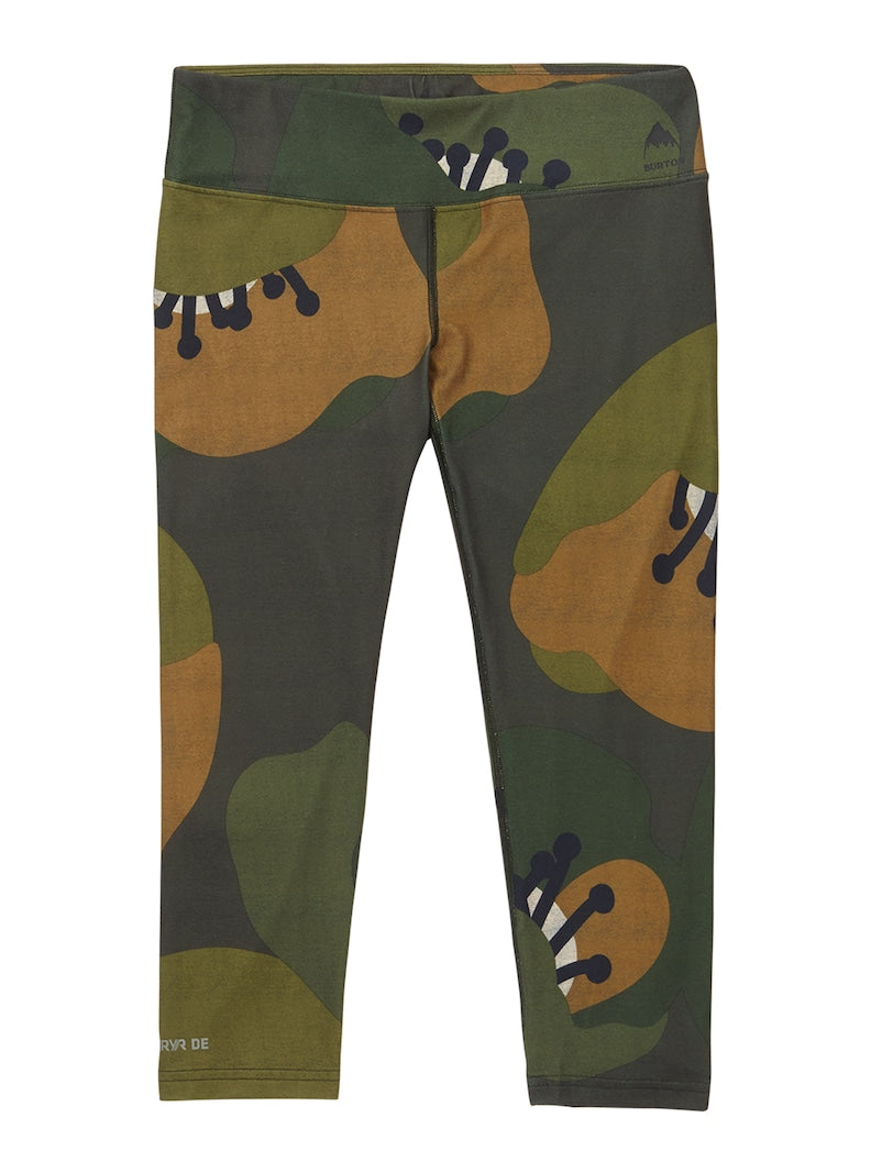 Load image into Gallery viewer, Burton Women&#39;s Midweight Capri Forest Poppyfield 13205103300
