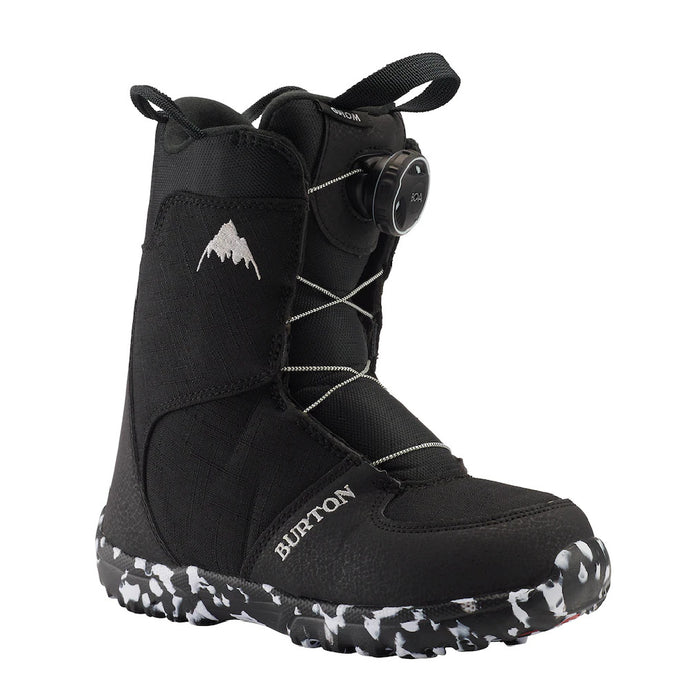 Burton Kids' Grom BOA Snowboard Boots Black 15089102001
