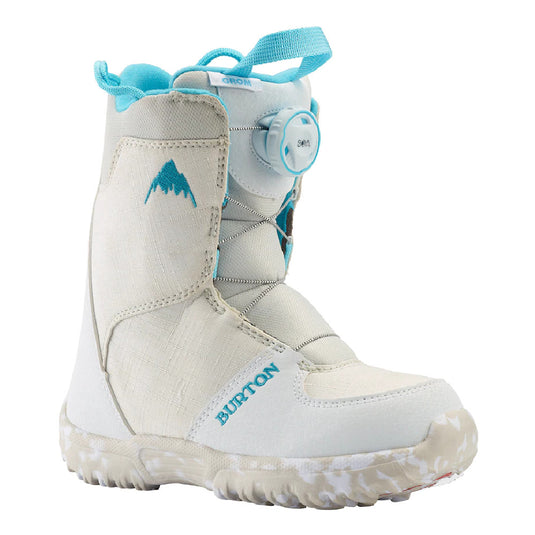Burton Kids' Grom BOA Snowboard Boots White 15089102100