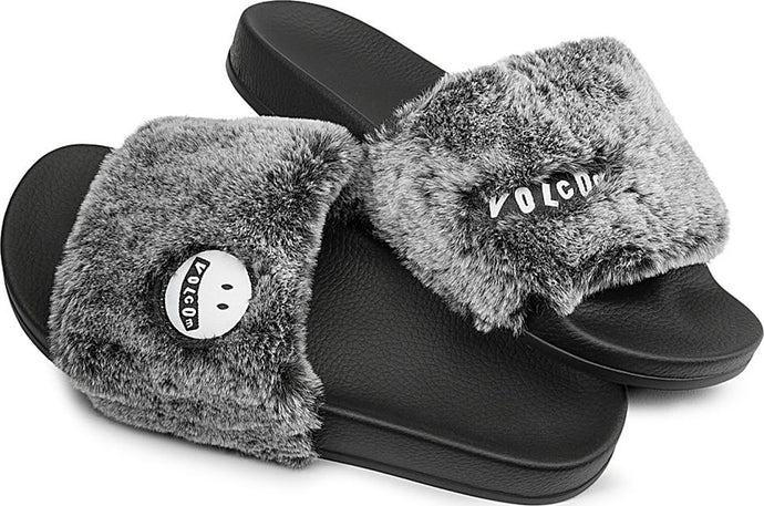 Volcom Lived In Lounge Slides Heather Grey W0811903_HGR