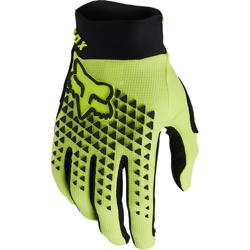 Load image into Gallery viewer, Fox Youth Defend Gloves Fluorescent Yellow 27388-130
