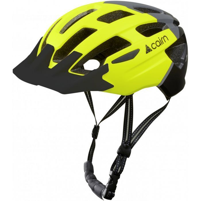Load image into Gallery viewer, Cairn Prism XTR Neon Yellow Black Bicycle Helmet 030002093
