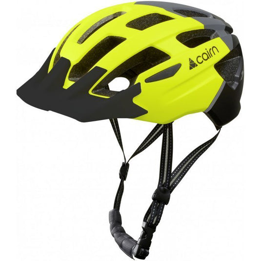 Cairn Prism XTR Neon Yellow Black Bicycle Helmet 030002093
