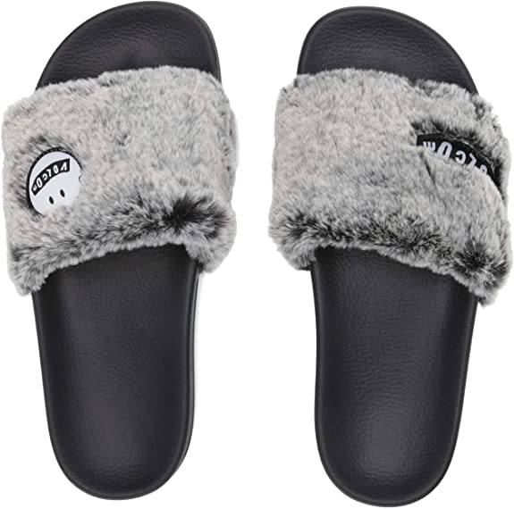 Load image into Gallery viewer, Volcom Lived In Lounge Slides Heather Grey W0811903_HGR
