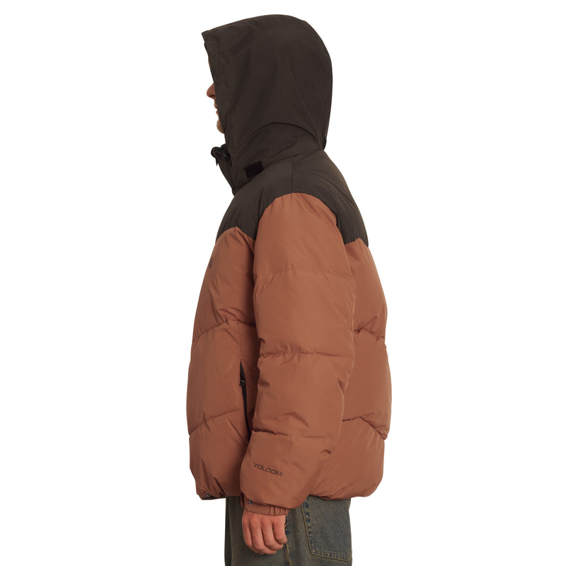 Load image into Gallery viewer, Volcom Goldsmooth Jacket Mocha A1732104_MOC
