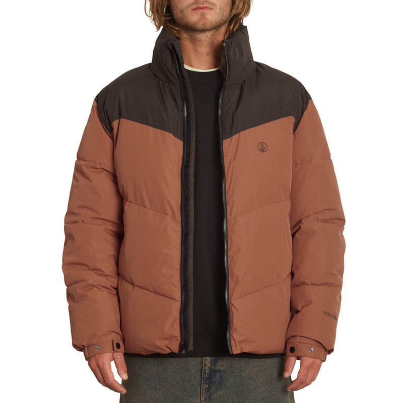 Load image into Gallery viewer, Volcom Goldsmooth Jacket Mocha A1732104_MOC
