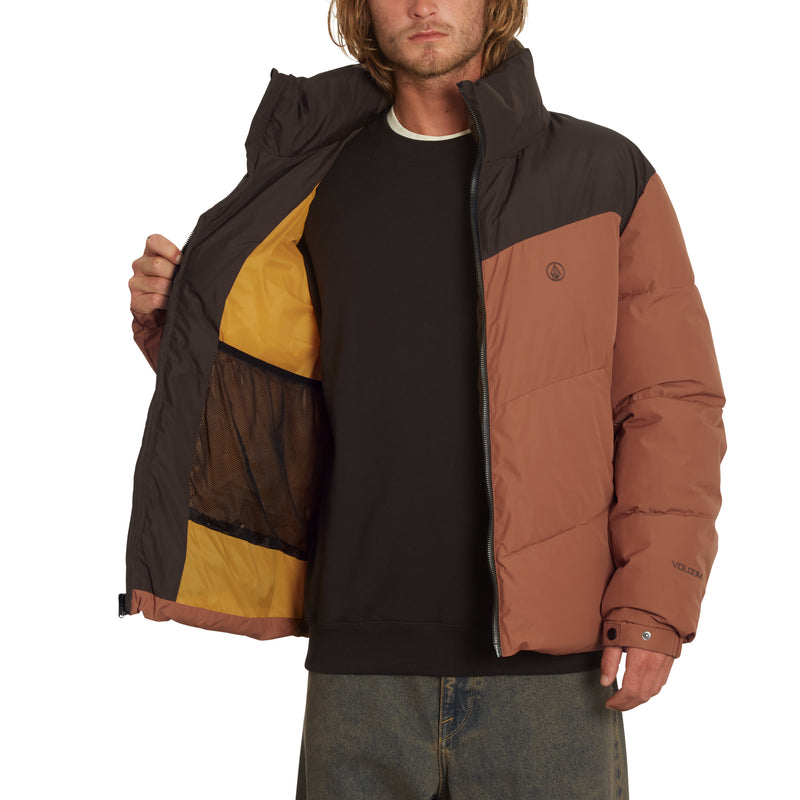 Load image into Gallery viewer, Volcom Goldsmooth Jacket Mocha A1732104_MOC
