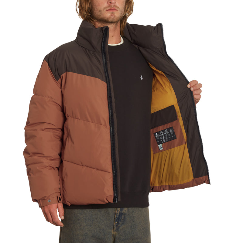 Load image into Gallery viewer, Volcom Goldsmooth Jacket Mocha A1732104_MOC
