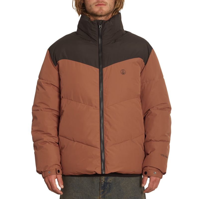 Load image into Gallery viewer, Volcom Goldsmooth Jacket Mocha A1732104_MOC
