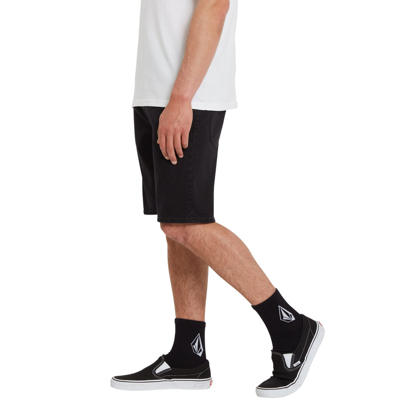 Load image into Gallery viewer, Volcom Solver Denim Short Black Out A2011701_BKO
