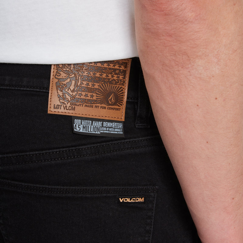 Load image into Gallery viewer, Volcom Solver Denim Short Black Out A2011701_BKO
