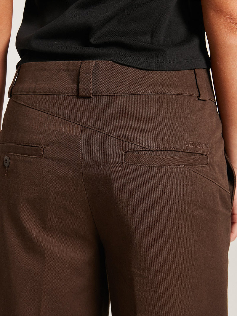 Load image into Gallery viewer, Volcom Whawhat Chino Pant Dark Brown B1112100_DBR
