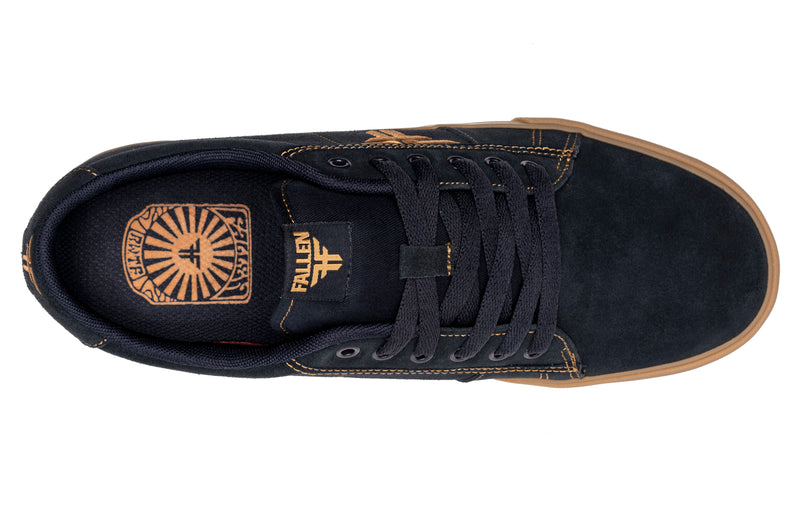 Load image into Gallery viewer, Fallen Bomber Shoes Navy/DK Gum FMN1ZA32
