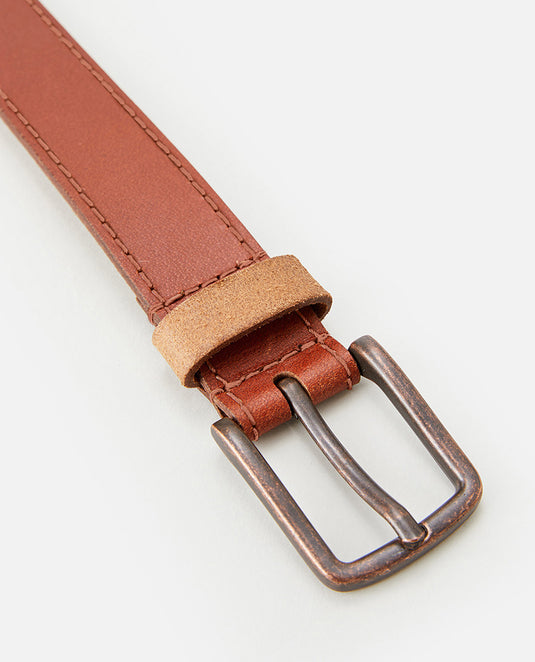 Rip Curl Texas Leather Belt Tan CBEAE9-1046