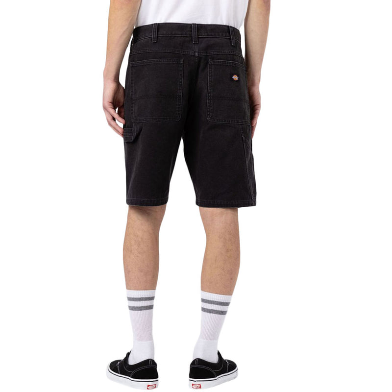 Load image into Gallery viewer, Dickies Men&#39;s Canvas Shorts Rec Stone Washed Black DK0A4XNGC401
