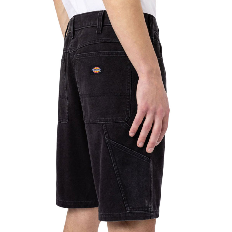 Load image into Gallery viewer, Dickies Men&#39;s Canvas Shorts Rec Stone Washed Black DK0A4XNGC401
