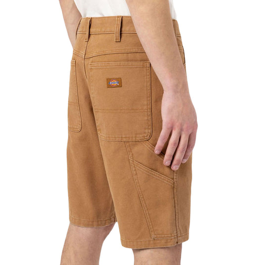 Dickies Men's Duck Canvas Shorts Rec Stone Washed Brown Duck DK0A4XNGC411