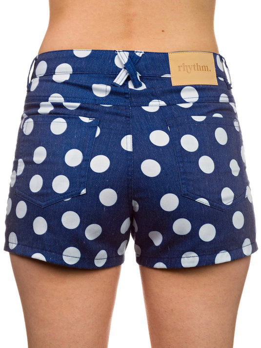 Rhythm Dot High Waisted Shorts Ink SP14GW01