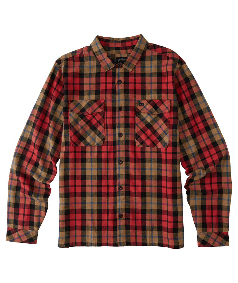 Load image into Gallery viewer, Billabong Westport Flannel Shirt Washed Red F1SH29BIF2-2425
