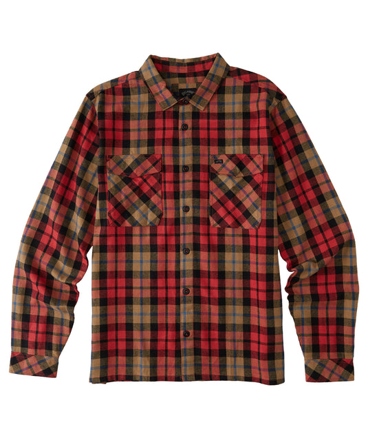 Billabong Westport Flannel Shirt Washed Red F1SH29BIF2-2425